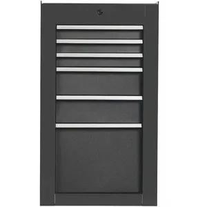 PROTO J551934-6DB-SC Black Side Cabinet, 34 Inch H x 19 W x 25-1/4 x D, No. of Drawers 6 | CD2LBC 48VA41