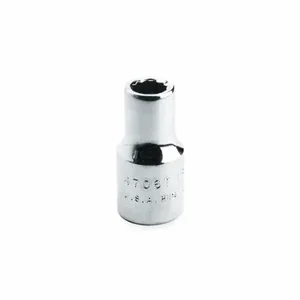 PROTO J5422 Socket, 1/2 Inch Drive Size, 11/16 Inch Socket Size, 12-Point Chrome | CT8GAC 429R44