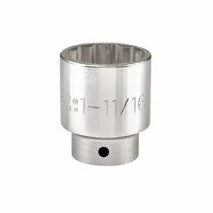 PROTO J5554 Socket, 3/4 Inch Drive Size, 1 11/16 Inch Socket Size, 12-Point Satin | CT8GKK 429T29