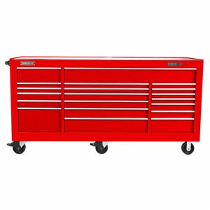 PROTO J558846-18RD Rolling Tool Cabinet, Gloss Red, 88 1/4 Inch Width X 27 Inch Depth X 46 3/8 Inch Height | CT8HBL 48UY58
