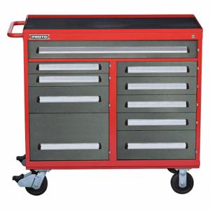 PROTO J564542-10SG Rolling Tool Cabinet, Gloss Red, 45 Inch Width X 21 3/8 Inch Depth X 42 1/2 Inch Height | CT8HAP 53GM77