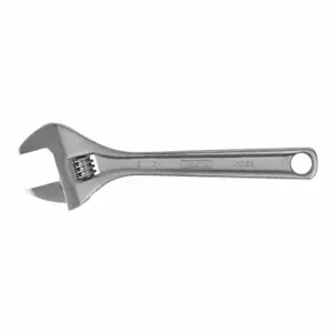 PROTO J708B Adjustable Wrench, Alloy Steel, Chrome, 8 5/32 Inch Overall Length, 1 7/32 Inch Jaw | CT8DWC 61TH65