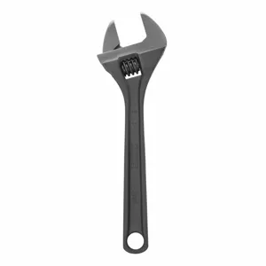 PROTO J708SB Adjustable Wrench, Alloy Steel, Black Oxide, 8 5/32 Inch, 1 7/32 Inch Jaw Capacity, Plain | CH6PWA 780AX3