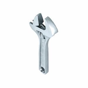 PROTO J704A Adjustable Wrench, Alloy Steel, Chrome, 4 Inch Overall Length, 11/16 Inch Jaw Capacity | CT8DVX 483J28