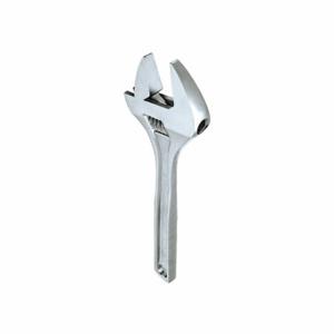 PROTO J715A Adjustable Wrench, Alloy Steel, Chrome, 15 Inch Overall Length, 1 7/8 Inch Jaw Capacity | CT8DVU 483J33