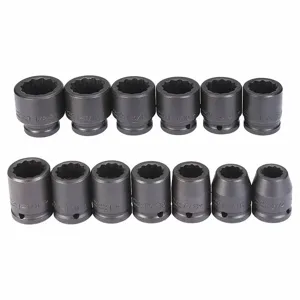 PROTO J72104 Impact Socket Set, 3/4 Inch Drive Size, 13 Pieces | CT8ENW 45EK95