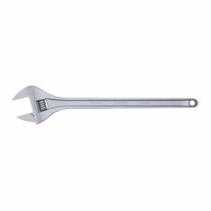 PROTO J724B Adjustable Wrench, Alloy Steel, Chrome, 24 3/16 Inch Overall Length, 2 27/32 Inch Jaw | CT8DVW 61TH77