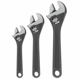 PROTO J795SA Adjustable Wrench Set, Alloy Steel, Black Oxide, 1 1/5 in 1 2/5 in 1 1/2 Inch Jaw Capacity | CT8DVM 793K45