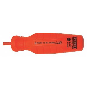 PROTO J90003-VDE Steel Insulated Screwdriver with 4-7/16 Inch Shank and 9/64 Inch Standard Tip | CD2JCN 425Y22