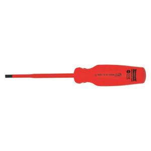 PROTO J90005-VDE Insulated Slotted Screwdriver, 7/32 Inch Tip Size, 9 1/4 Inch Overall Length | CT8FEH 425Y21