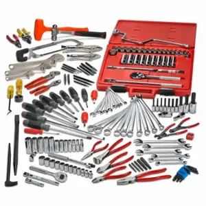 PROTO J99432B Master Tool Set, 157 Total Pcs, Metric/SAE, 3/8 in/1/2 Inch Socket Drive Size, Tool Chest | CP4LXK 784JR2