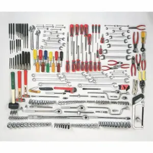 PROTO J99670 Facility Maintenance Tool Set, 254 Total Pcs, SAE, 3/8 in/1/2 Inch Socket Drive Size | CP4LYM 7E222