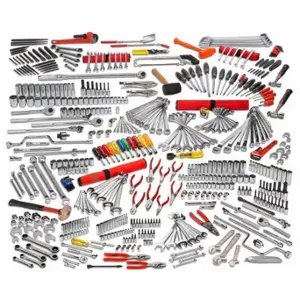 PROTO J99921B Master Tool Set, 496 Total Pcs, Metric/SAE, 1/4 in/3/8 in/1/2 Inch Socket Drive Size | CP4LXX 784JP5