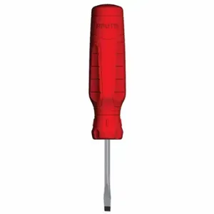 PROTO JCP1802RF Screwdrivers, 1/8 Inch Tip Size, 5 1/4 Inch Length, 2 Inch Shank Length, Plastic Grip | CT8FEZ 61XK58