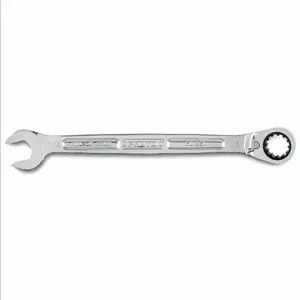 PROTO JSCV22B Combination Wrench, 11/16 Inch Head, Standard, Reversing, Full Polish Chrome, Alloy Steel | CN2RWK JSCV22A / 34E379