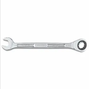 PROTO JSCV36B Combination Wrench, 1 1/8 Inch Head, Standard, Reversing, Full Polish Chrome, Alloy Steel | CN2RWT JSCV36A / 34E386