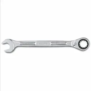 PROTO JSCV40B Combination Wrench, 1 1/4 Inch Head, Standard, Reversing, Full Polish Chrome, Alloy Steel | CN2RWU JSCV40A / 34E387