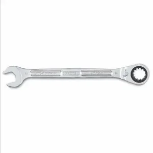 PROTO JSCVM24B Combination Wrench, 24 mm Head Size, 13 1/4 Inch Length, Full Polish Chrome, Alloy Steel | CN2RNP JSCVM24A / 34E405