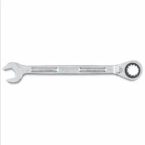 PROTO JSCVM27B Combination Wrench, 27 mm Head Size, 14 7/8 Inch Length, Full Polish Chrome, Alloy Steel | CN2RNQ JSCVM27A / 34E406