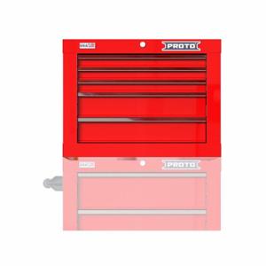 PROTO JSTV2720CS05RD Top Chest, Gloss Red, 27 Inch W x 22 3/8 Inch D x 20 Inch H, Red | CT8HCH 60FF69