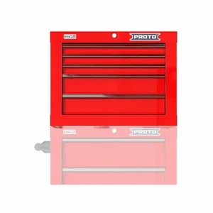 PROTO JSTV2720CS05RD Top Chest, Gloss Red, 27 Inch W x 22 3/8 Inch D x 20 Inch H, Red | CT8HCH 60FF69