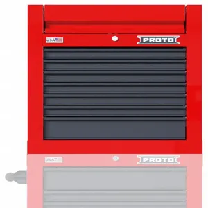 PROTO JSTV2728CS07RG Gloss Red, Heavy Duty, Top Chest, 27 Inch Width, 22 3/8 Inch Depth | CH6PWW 60FF70