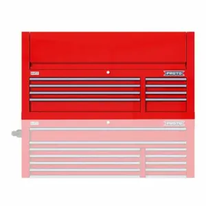 PROTO JSTV5528CD08RD Top Chest, Gloss Red, 55 Inch W x 22 3/8 Inch D x 28 Inch H, Red | CT8HCV 60FG05