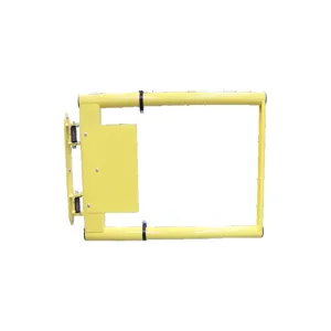 PS DOORS EPAG-2148-PCY Personnal Access Gate, 21 Inch to 48 Inch Width, Powder Coated, Yellow | CE8VDM