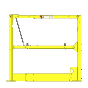 PS DOORS ESG-120-PCY Single Opening Loading Dock Safety Gate, Manual, 108 Inch Opening Wd | CM9ANR 422L35