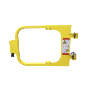 PS DOORS LSG-3040-PCY Ladder Safety Gate, 30 To 40 Inch Opening Size, Powder Coated Yellow | CM9GQH