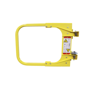 PS DOORS LSGPS-1115-PCY Posi Stop Leiterschutzgitter, 11 bis 15 Zoll Öffnungsgröße, pulverbeschichtet gelb | CM9GPR