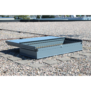 PS DOORS SRH-3030A Roof Hatch, 30 Inch x 30 Inch Size, Slidewise, Almunium | AG8ELR
