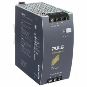 PULS DC CS10.241 Power Supply, 100 To 120 V AC/200 To 240 V AC, Single, 24 To 28V DC, 240W, 10.0, Din Rail | CT8HJH 45ET77