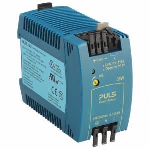PULS DC ML30.106 Power Supply, 100 To 240 V AC, Single, +/-12/15V DC, 36W, 1.4-2.8, Din Rail | CT8HJG 45ET89