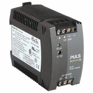 PULS DC ML60.121 Power Supply, 100 To 240 V AC, Single, 12 To 15V DC, 54W, 4.5, Din Rail | CT8HHV 45ET74