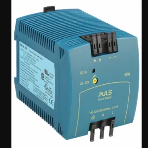 PULS DC ML95.100 Power Supply, 100 To 120 V AC/200 To 240 V AC, Single, 24 To 28V DC, 95W, 3.9, Din Rail | CT8HHP 45ET91