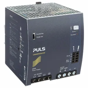 PULS DC QT40.241 Power Supply, 380 To 480 V AC, Three, 24 To 28V DC, 960W, 40.0, Din Rail | CT8HJF 45ET84