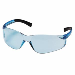 PYRAMEX S2560S Safety Glasses, Traditional Frame, Frameless, Blue Mirror, Blue, Blue, M Eyewear Size | CT8HQP 29XT94