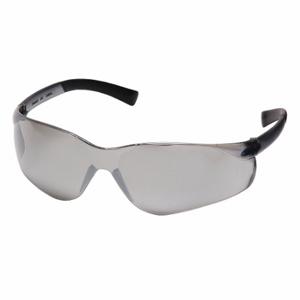PYRAMEX S2570S Schutzbrille, traditioneller Rahmen, rahmenlos, grauer Spiegel, Schwarz, Silber, M Brillengröße | CT8HQT 29XT99