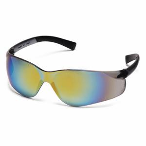 PYRAMEX S2590S Safety Glasses, Traditional Frame, Frameless, Black, Black, M Eyewear Size, Unisex | CT8HQL 29XT87