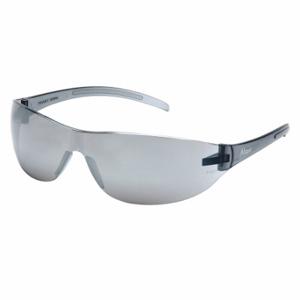 PYRAMEX S3270S Schutzbrille, traditioneller Rahmen, rahmenlos, grauer Spiegel, Schwarz, Silber, M Brillengröße | CT8HQR 29XT93