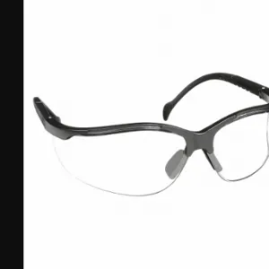 PYRAMEX SB1810S Safety Glasses, Anti-Scratch, Half-Frame, Black | CT8HPH 29XT58