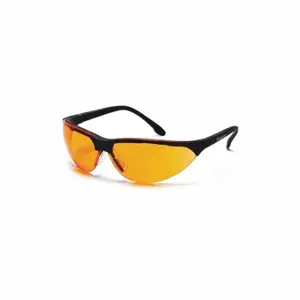 PYRAMEX SB2840S Safety Glasses, Half-Frame, Orange, Black | CT8HQH 29XT53