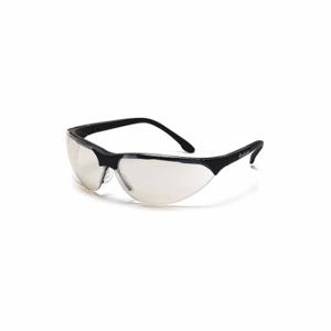 PYRAMEX SB2880S Schutzbrille, Halbrahmen, grauer Spiegel, schwarz | CT8HQF 29XT66