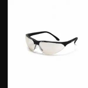 PYRAMEX SB2880S Safety Glasses, Half-Frame, Gray Mirror, Black | CT8HQF 29XT66