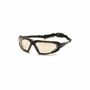 PYRAMEX SBB5080DT Safety Glasses, Full-Frame, Indoor/Outdoor Mirror, Black | CT8HNH 29XT29