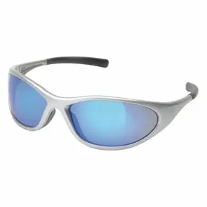 PYRAMEX SS3365E Safety Glasses, Anti-Scratch, No Foam Lining, Wraparound Frame, Full-Frame, Blue, Gray | CT8HPM 29XU10