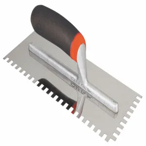 QEP 49916 Square Notch Floor Trowel, 11 Inch Length | CH6KCH 60GX56