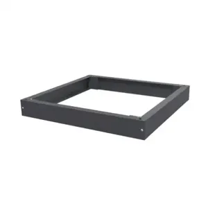 QUADRITALIA QTA-P010806C Plinth Kit, 100 x 800 x 600mm, Carbon Steel, Ral 7024 Graphite Gray, Powder Coat Finish | CV7VHE