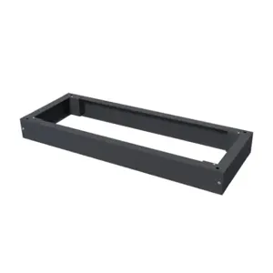 QUADRITALIA QTA-P011004C Plinth Kit, 100 x 1000 x 400mm, Carbon Steel, Ral 7024 Graphite Gray, Powder Coat Finish | CV7VHG